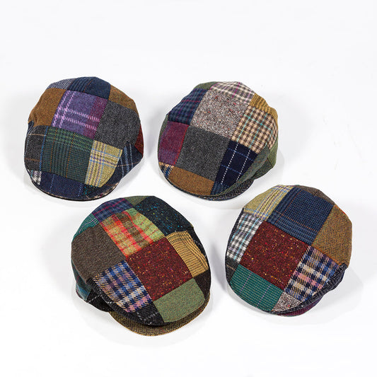 Flat Cap - Irish Tweed Patch Caps M/58/7⅛