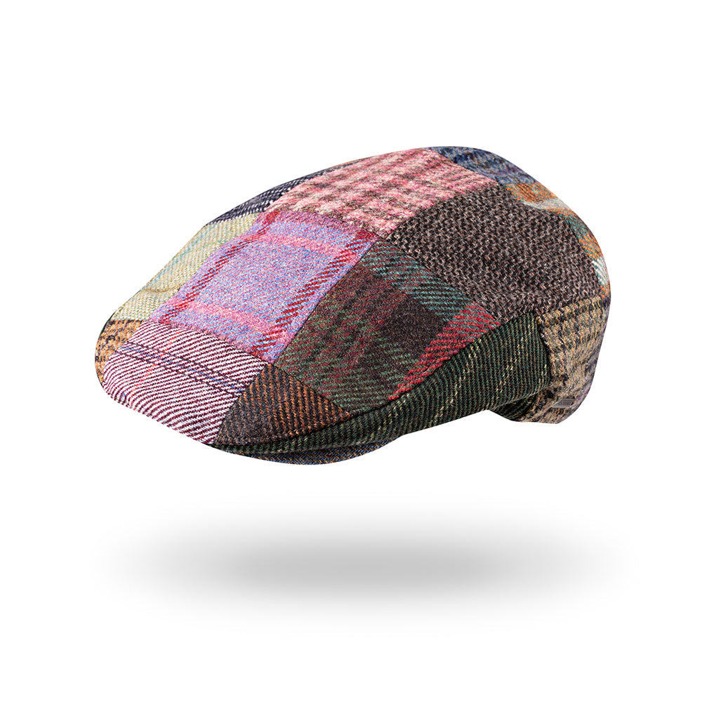 Flat Cap - Irish Tweed Patch Caps Xl/62/7⅝