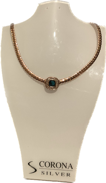 fashion necklace rose
