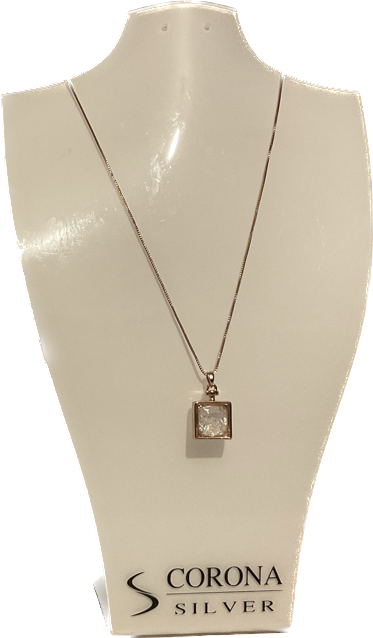 Fashion Pendant Crystal Rose