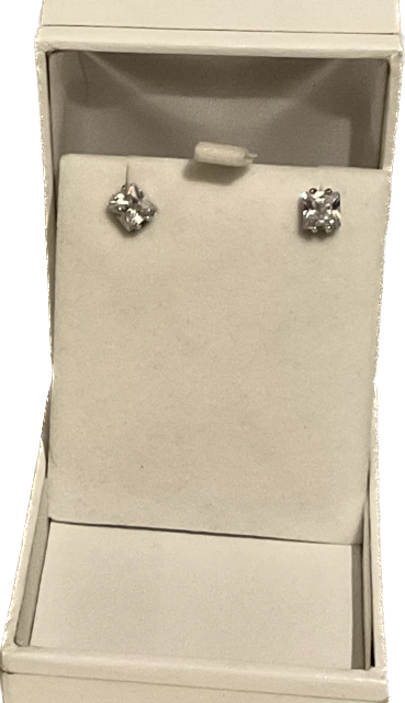 Silver cz Earrings