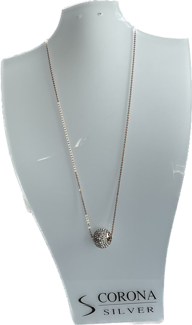 FASHION PENDANT CRYSTAL ROSE