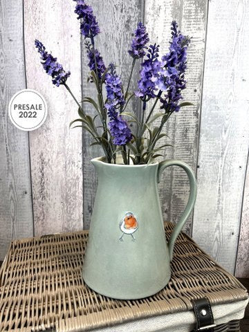 Robin Embossed Jug