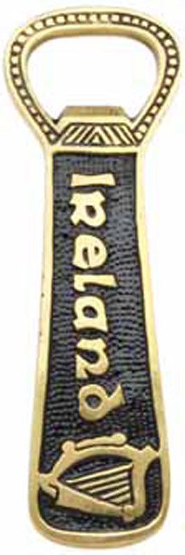 Brass Bottle Opener Ireland Black