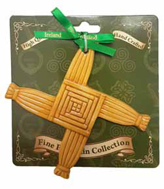 Ceramic St Brigids Cross Rush Colour