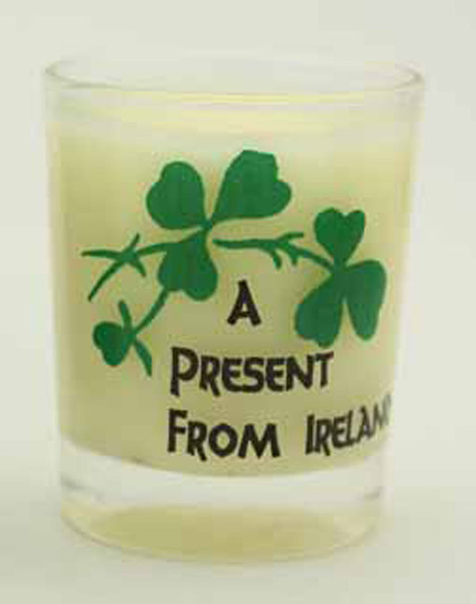 Candle in Glass Small Present From Ireland