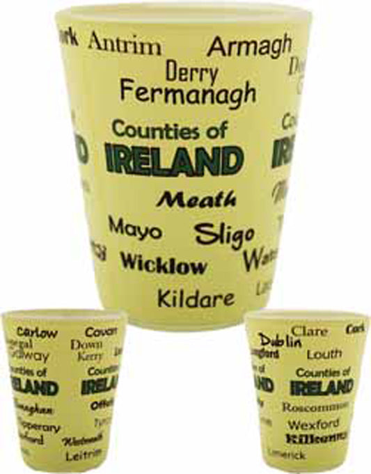 Shot Glass 32 Counties of Ireland