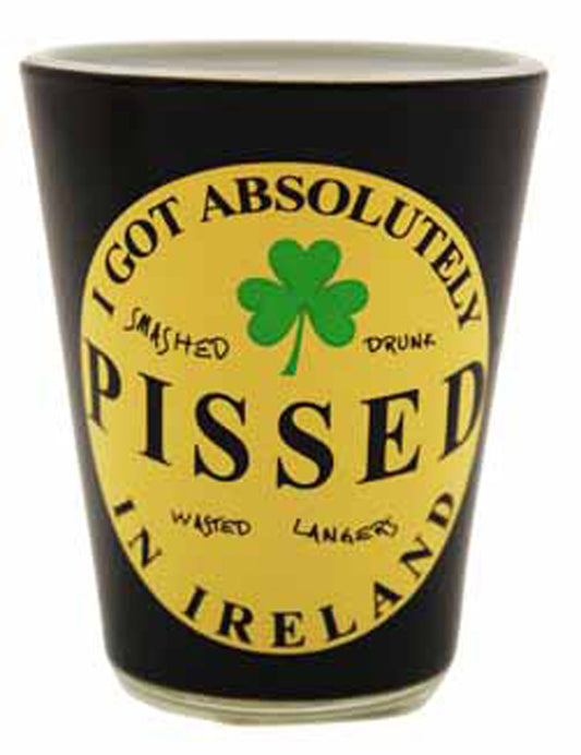 Shot Glass I Got Absolutely Pissed