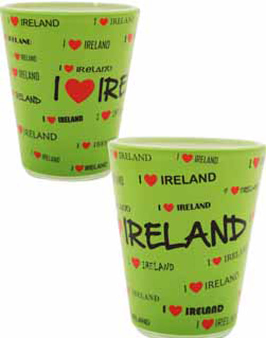 Shot Glass I Love Ireland