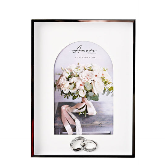 Arch Photo Frame with Rings Icon - 4” x 6”