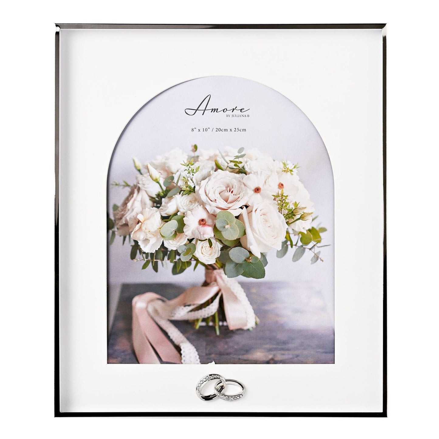 Arch Photo Frame with Rings Icon - 6” x 8"