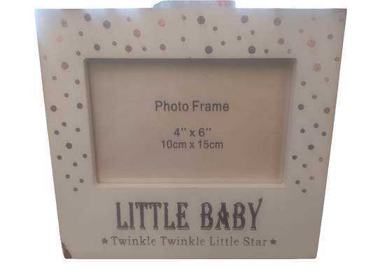 Little Baby Twinkle Twinkle Little Star Photo Frame 4x6"