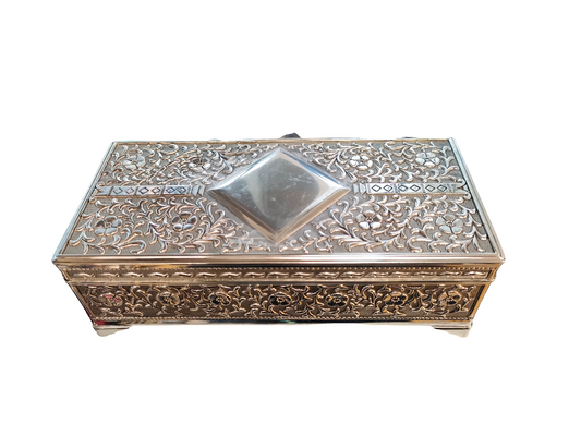 Silver Plated Jewellery Box