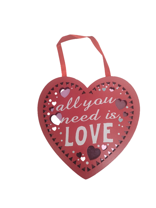 All you need is Love Plaque