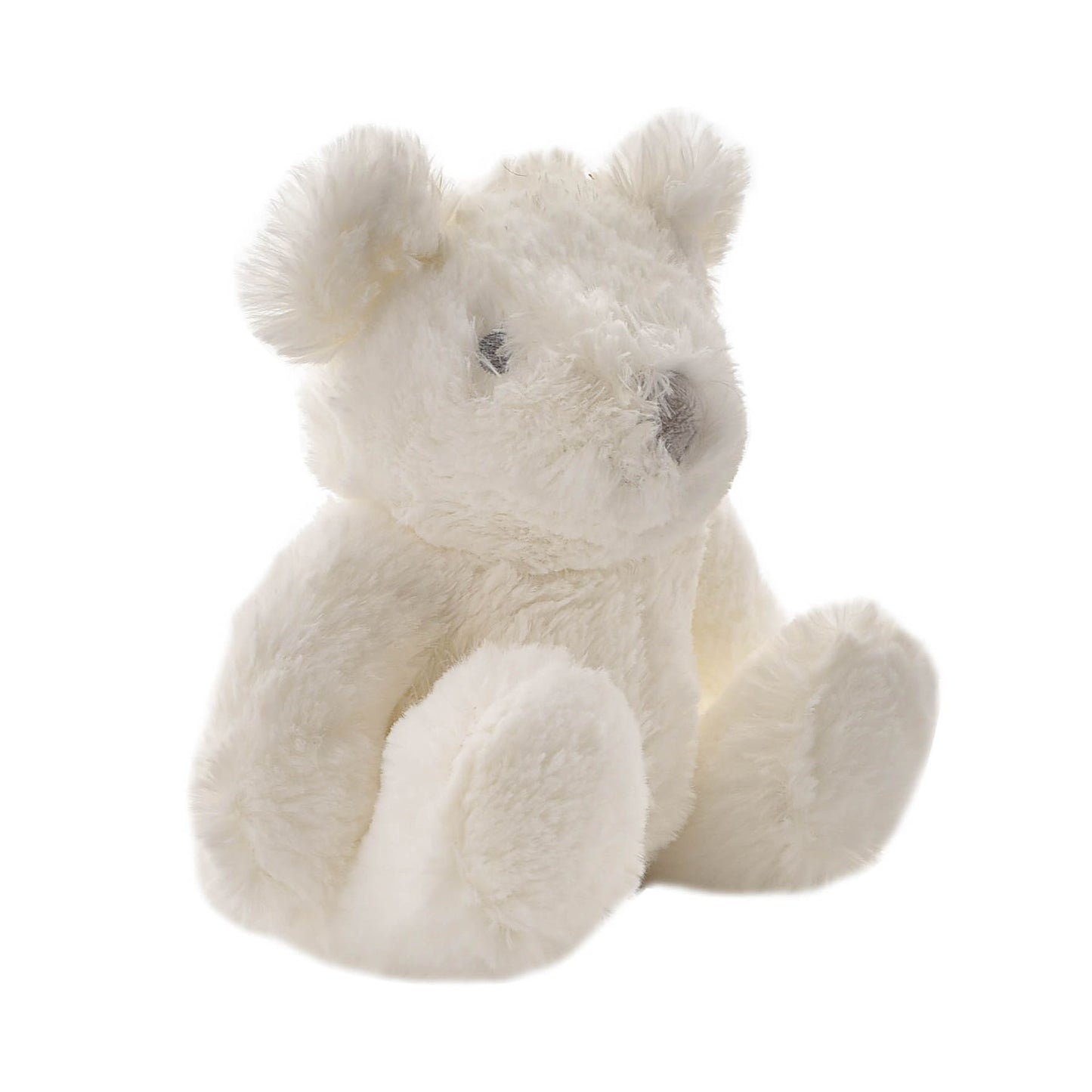 Bambino White Plush Bear Medium 18cm