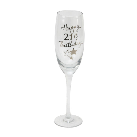 Juliana 21st Birthday Champagne Flute
