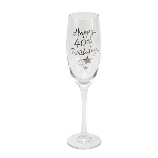 Juliana 40th Birthday Champagne Flute
