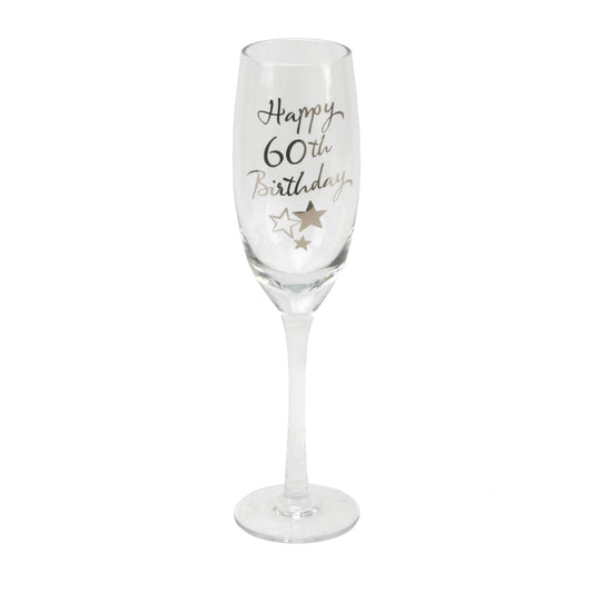 Milestones Champagne Flute - 60th Birthday