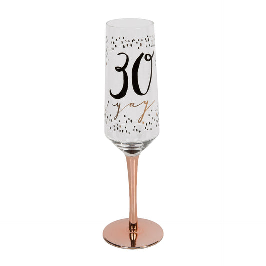 Luxe Birthday Flute 30