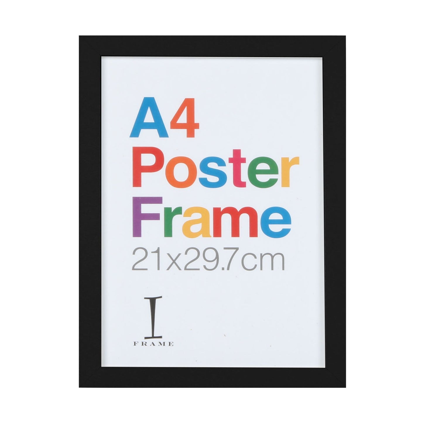 A4 - iFrame Perspex Black Poster Frame