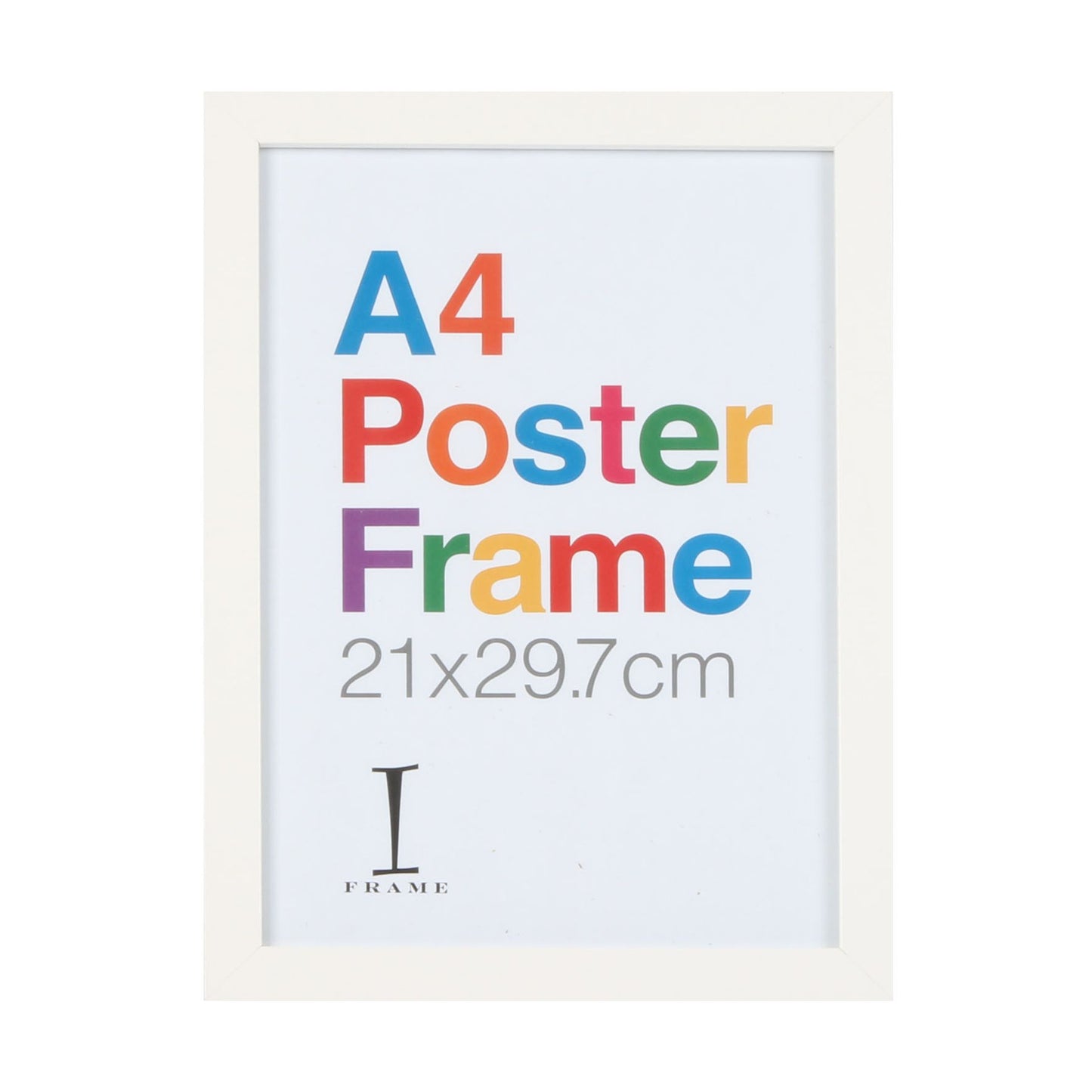 A4 - iFrame Perspex White Poster Frame