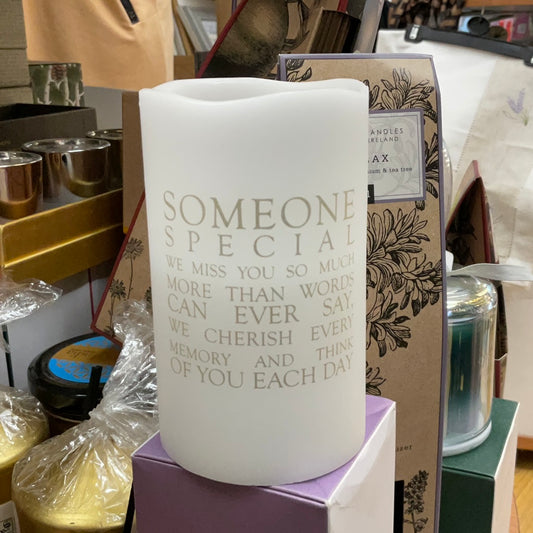 Thoughts of You LED Candle - Someone Special