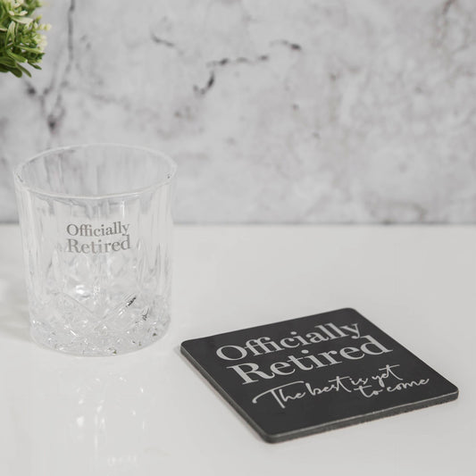 Milestones Whisky Glass & Coaster - Retired