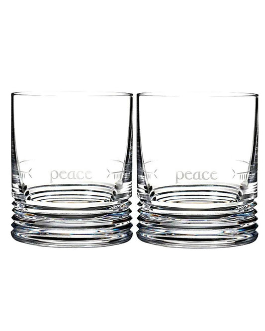 Ogham Tumblers Pair Peace