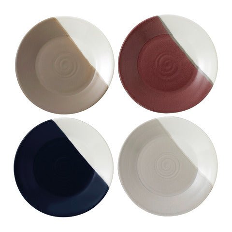 Plate 16cm 6in MULTI Set of 4