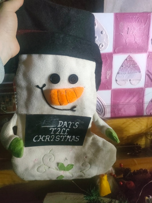 Snowman Count Down to Christmas