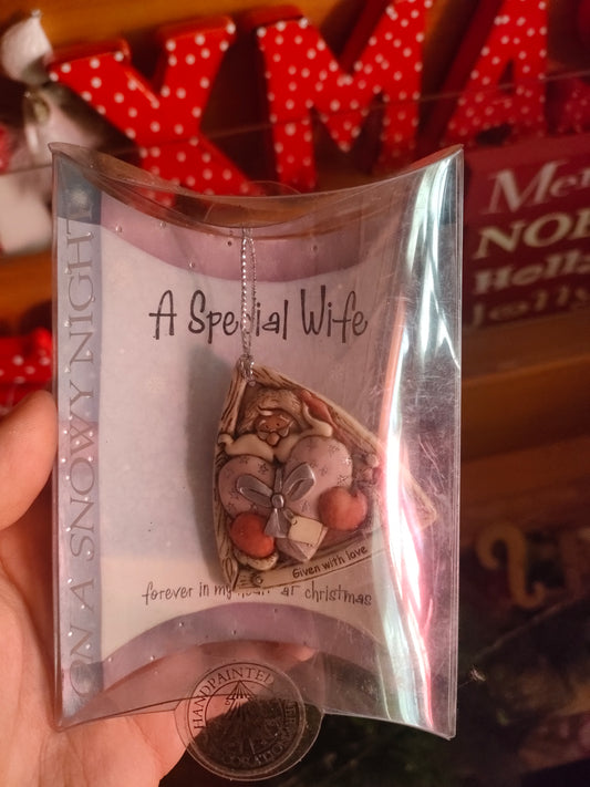 A Special Wife Christmas Ornament