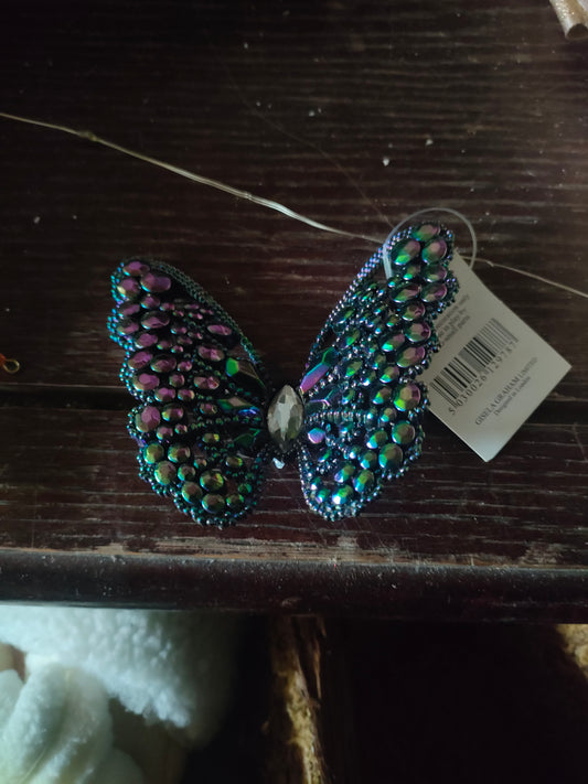 Gisela Graham Butterfly Ornament