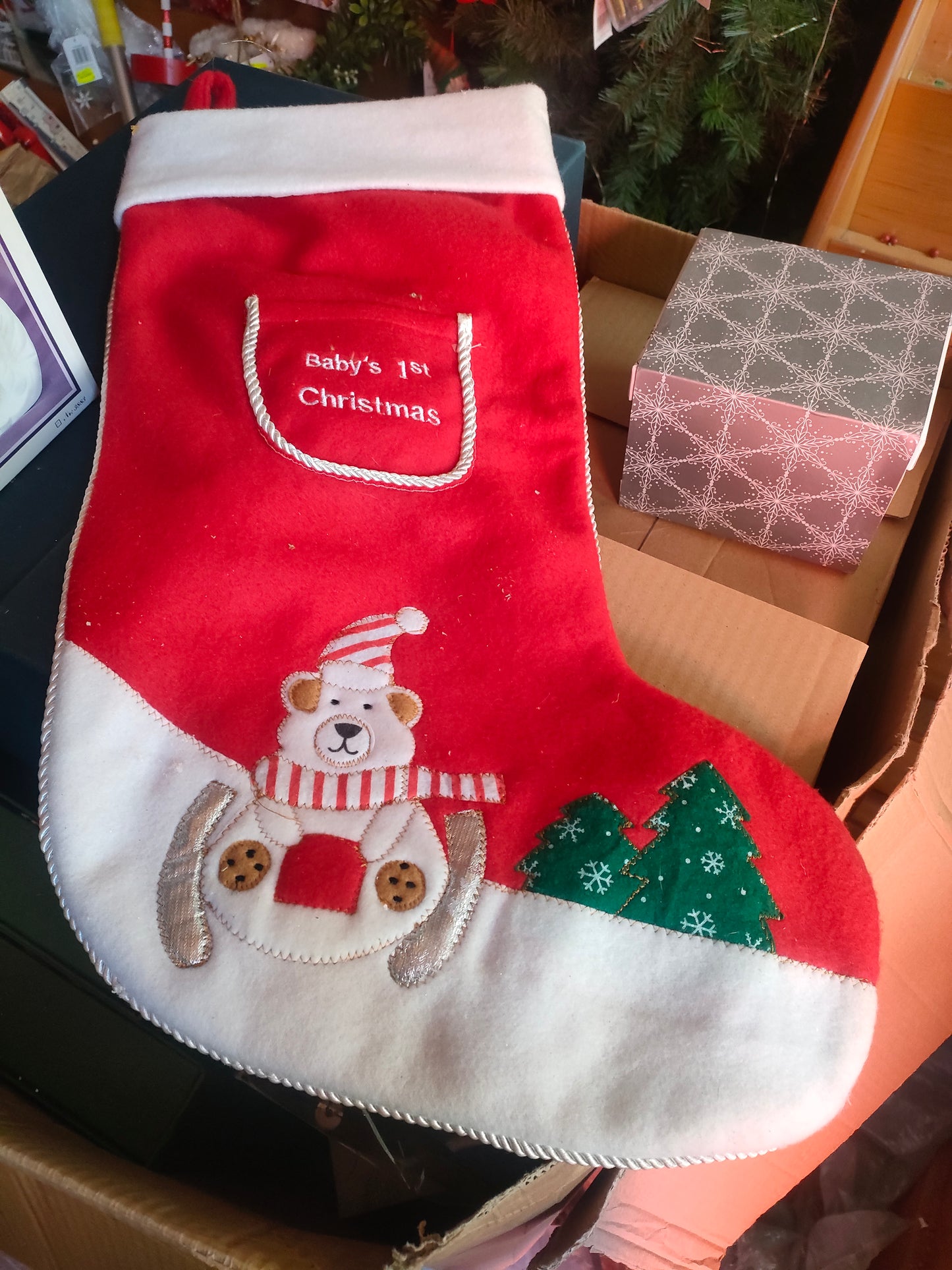 Babys First Christmas Stocking