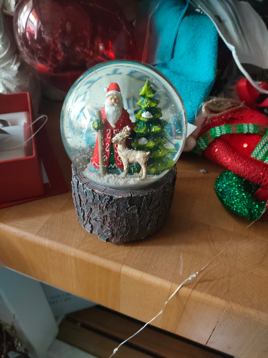 Santa Christmas Globe