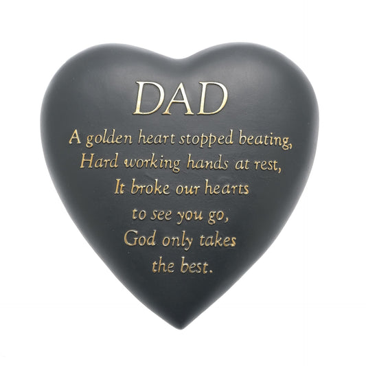 Graveside Heart Plaque - Son