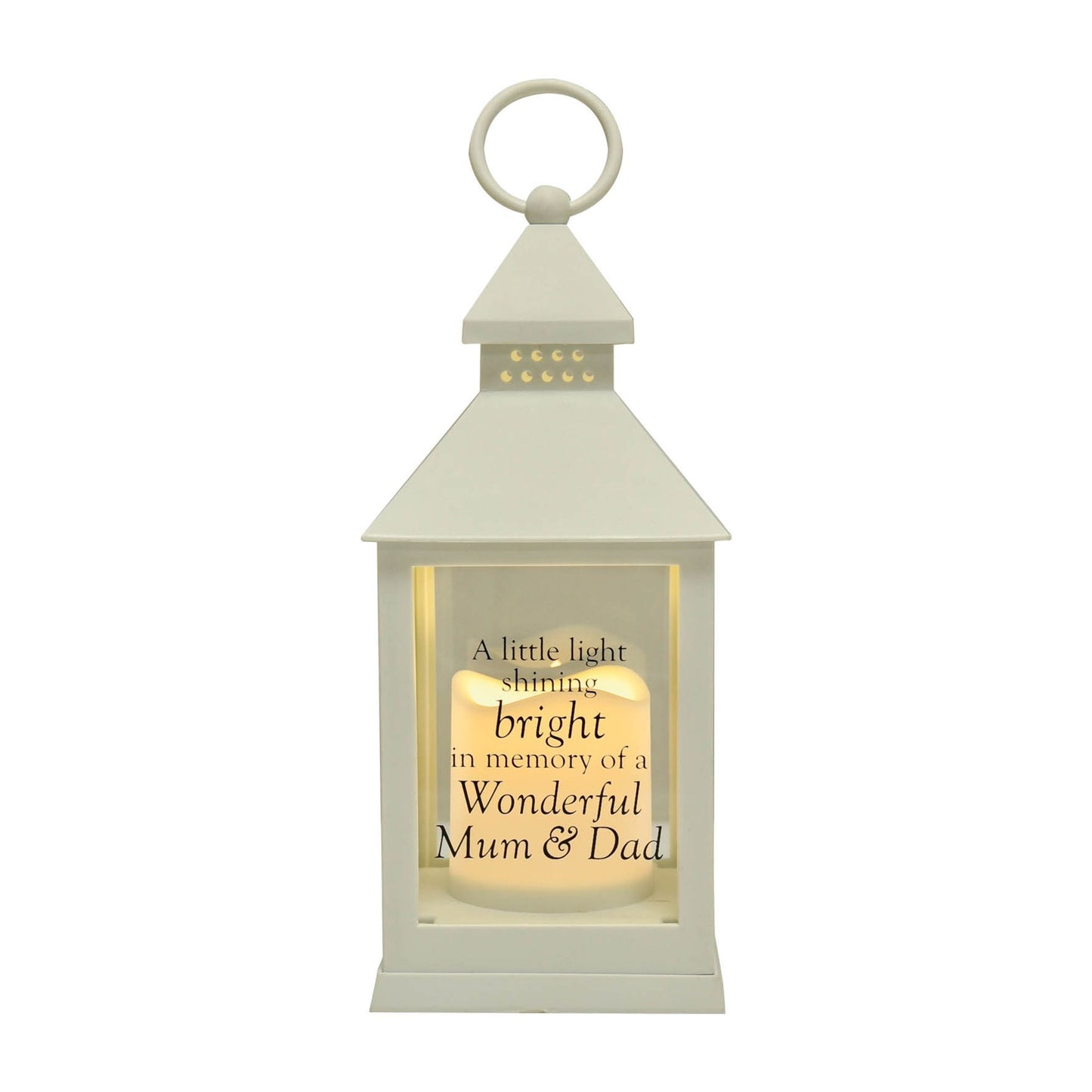 Thoughts of You Graveside Lantern - Mum & Dad