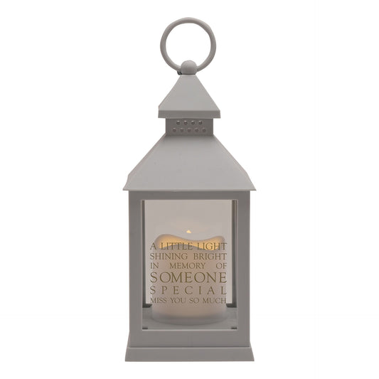 Thoughts of You Graveside Lantern Grey Someone Special