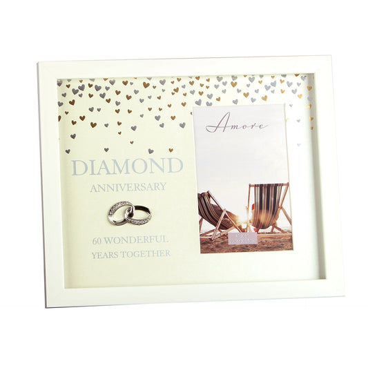 4" x 6" - AMORE BY JULIANA® Frame -Diamond Anniversary