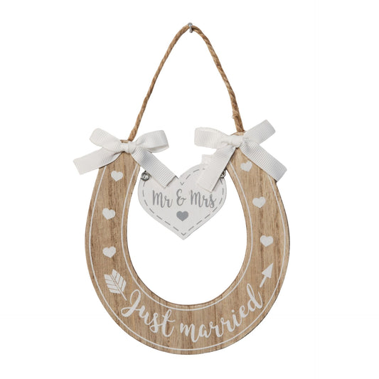 Love Story Just Married Horse Shoe **MULTI 3**
