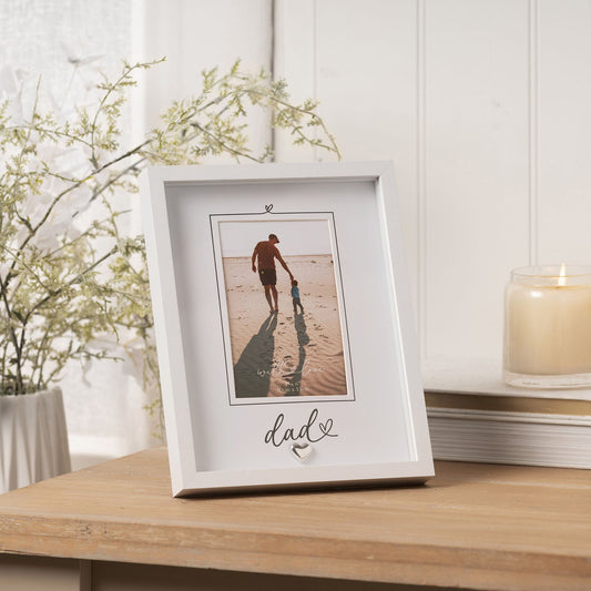 With Love Heartlines Frame 4" x 6" - Dad