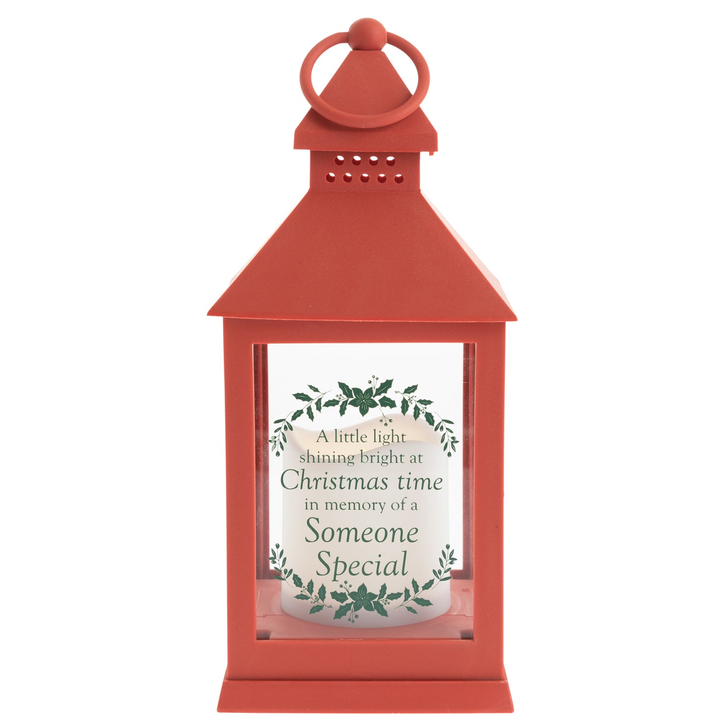 Thoughts of You Christmas Graveside Lantern - Someone Special