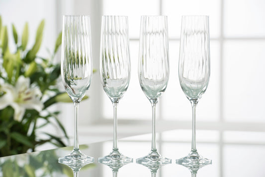 ERNE CHAMPAGNE FLUTE SET OF 4