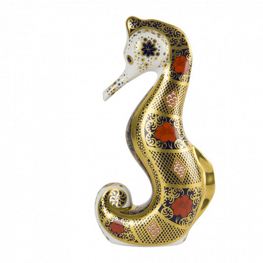 Royal Crown Derby SGB Old Imari Seahorse 62645