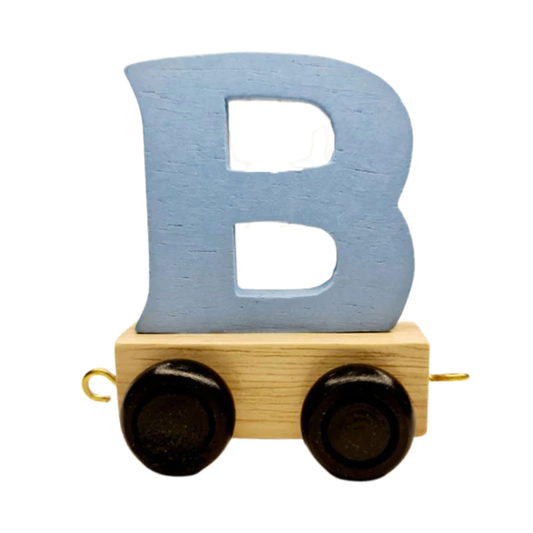 Train Letters B-Sky Blue