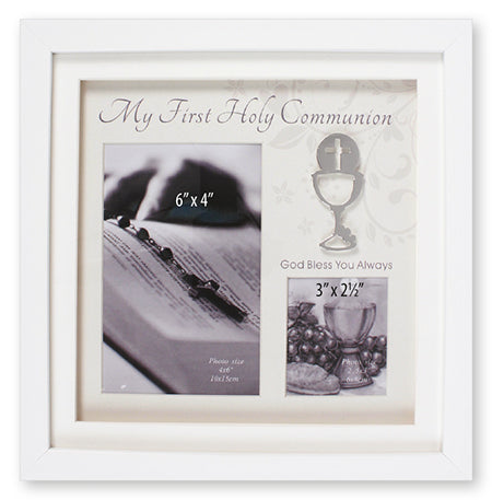 Communion Photo Frame White