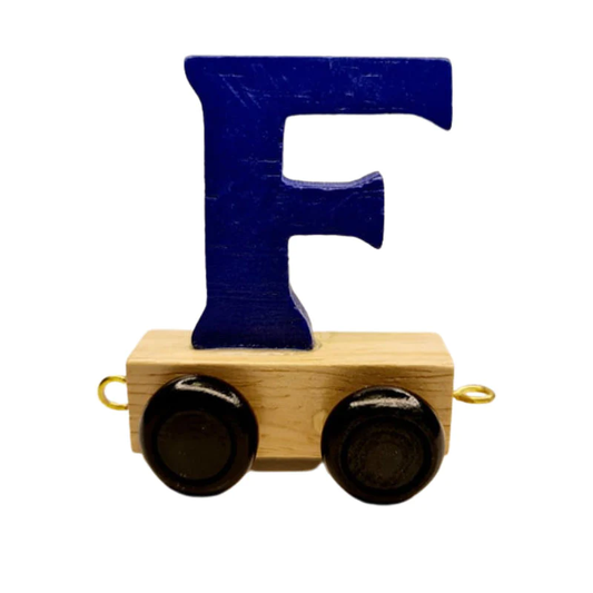 Train Letters F-Dark Blue