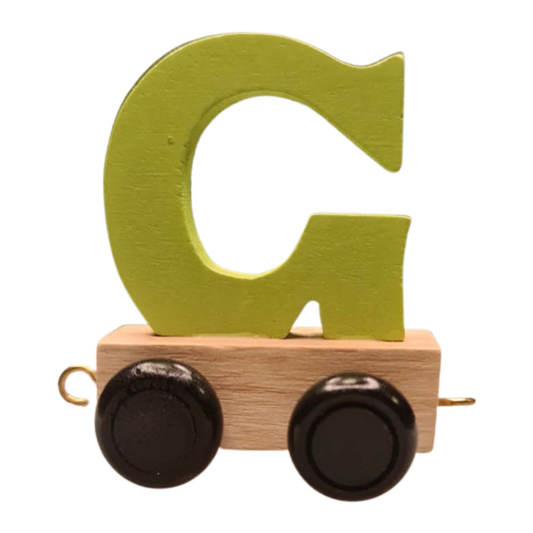 Train Letters G-Olive Green
