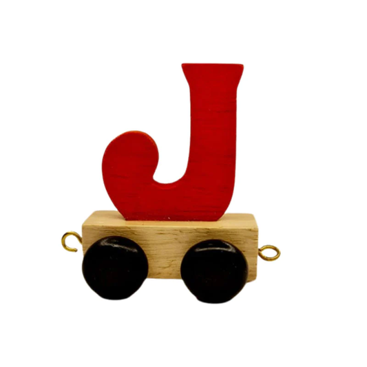 Train Letters J-Red