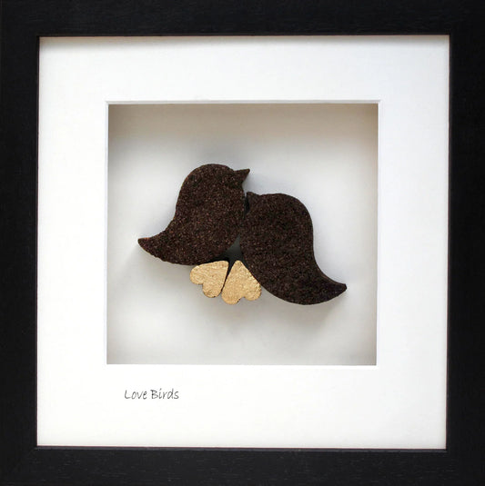 Bog Buddies Lovebirds 10x10 brown