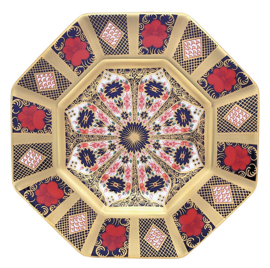 Royal Crown Derby Old Imari SGB Octagonal Plate